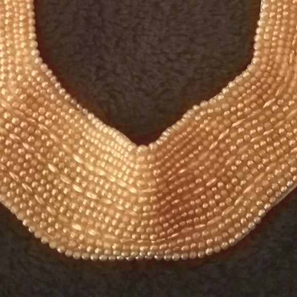 Vintage Seed Pearl & Bead Collar - Picture 2 of 7